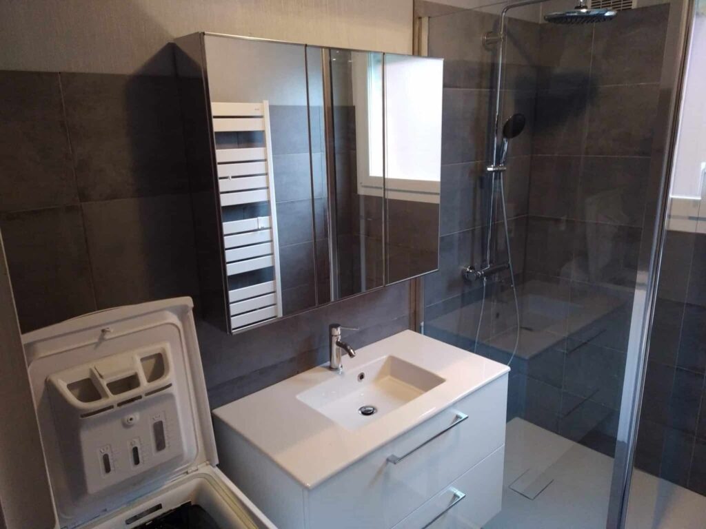 Installation salle de bain réalisée à Amiens par Lecomte Eric