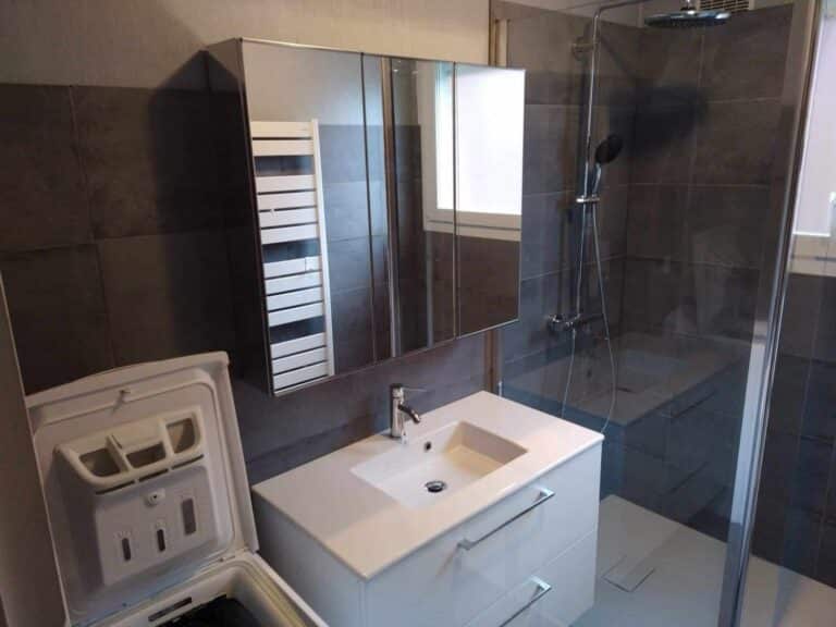 Installation salle de bain réalisée à Amiens par Lecomte Eric